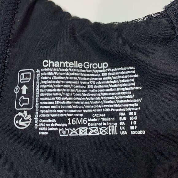 Chantelle Norah Black Chic Comfort Flex Underwire T-Shirt Bra Size 30G (DDDD) - Picture 9 of 10